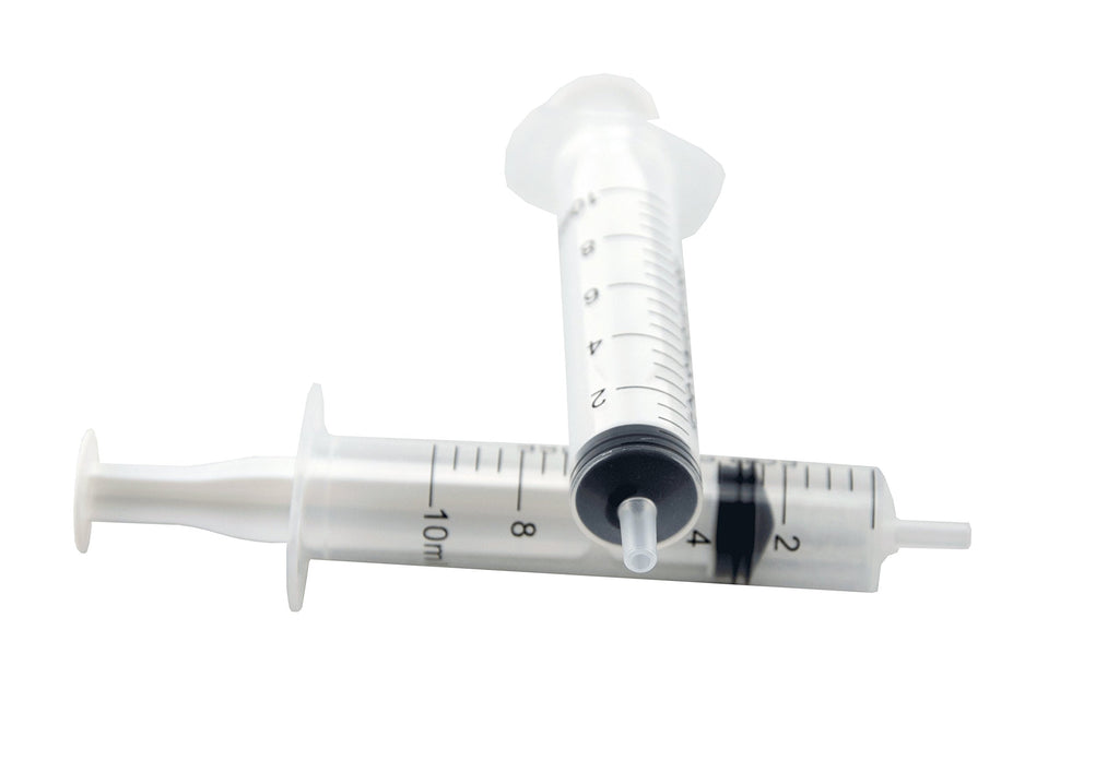 Karlling 10ml Plastic Syringe without Needle, 5 Pack – for Liquid Measuring, Pet Oral Dosing, Resin & Epoxy Crafts, Jello Shots, Precise 0.5ml Markings