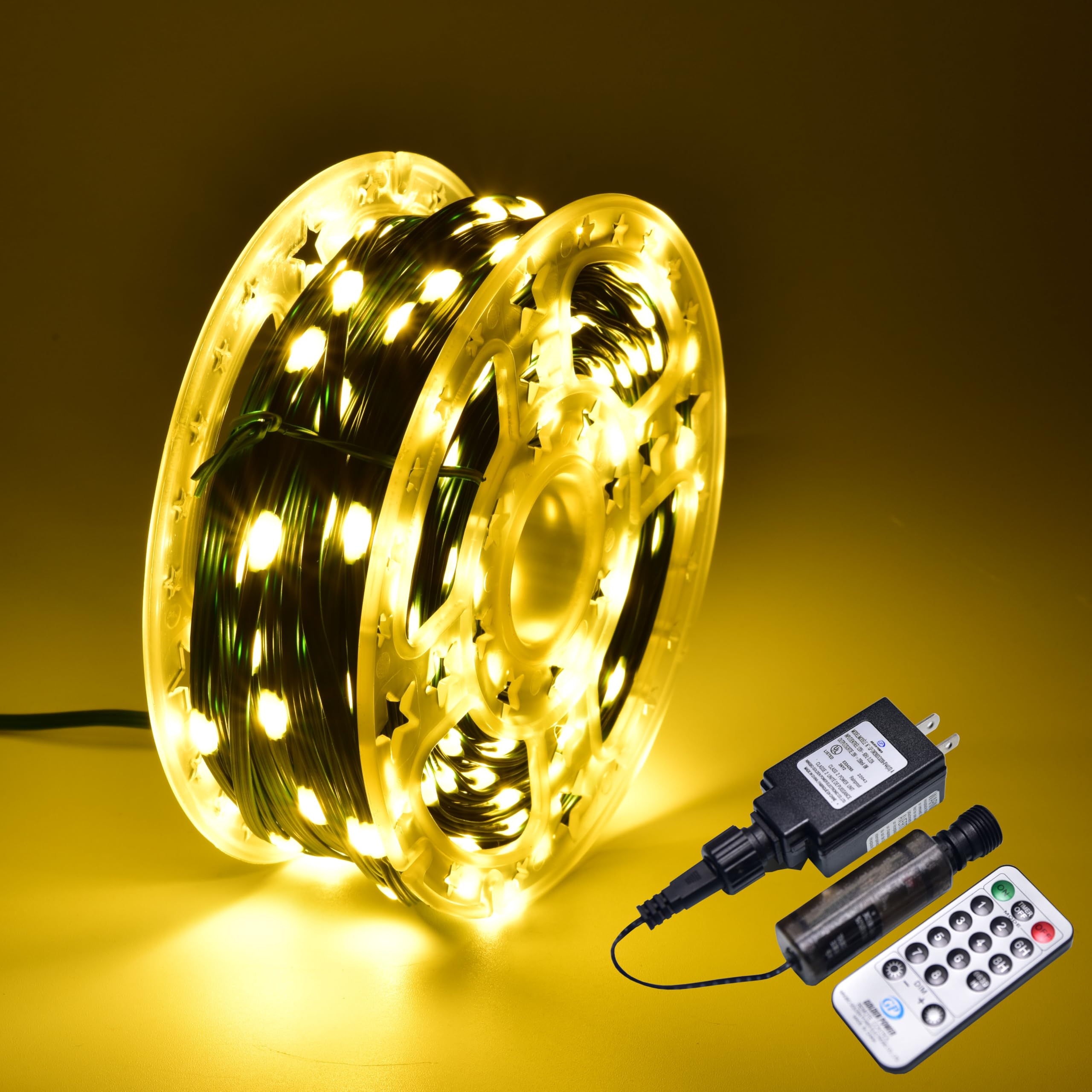Karlling 20260616 | Plug-In PVC Wire LED String Lights | Warm White | 600 LEDs | image 1
