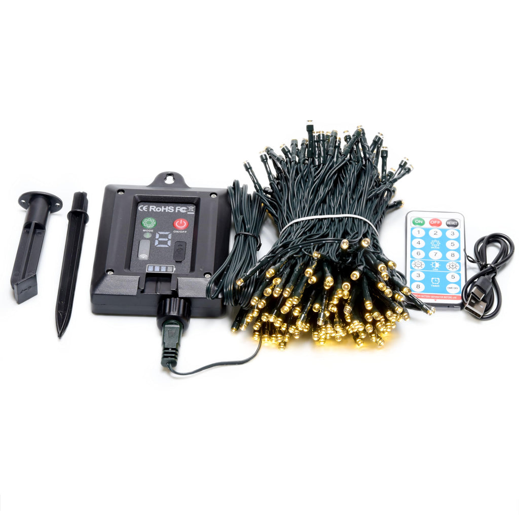 Karlling 20260616 | Solar PVC Wire 200 LED String Lights | Warm White | image 1
