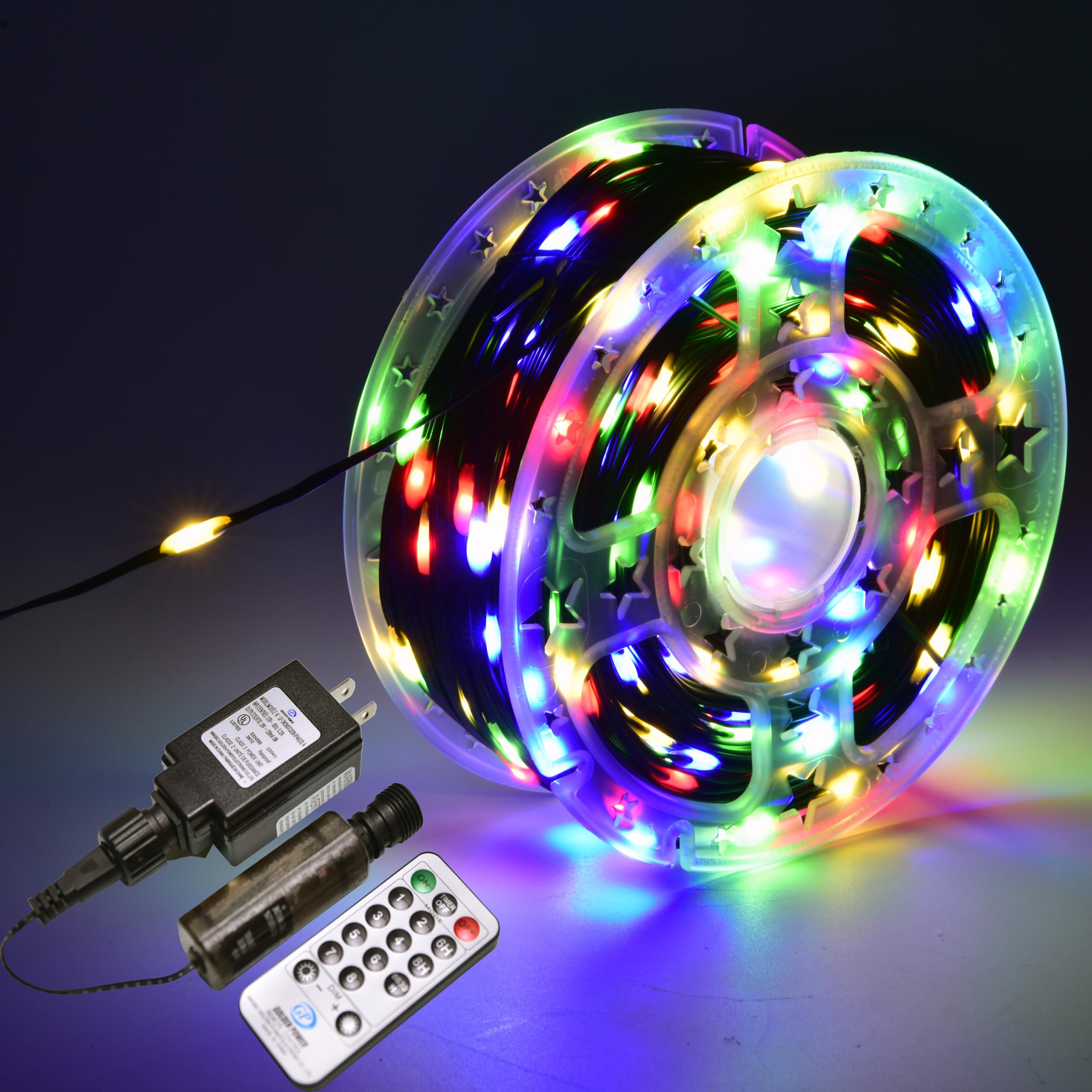 Karlling 20260616 | Plug-In PVC Wire LED String Lights | Multi-Color | 600 LEDs | image 1