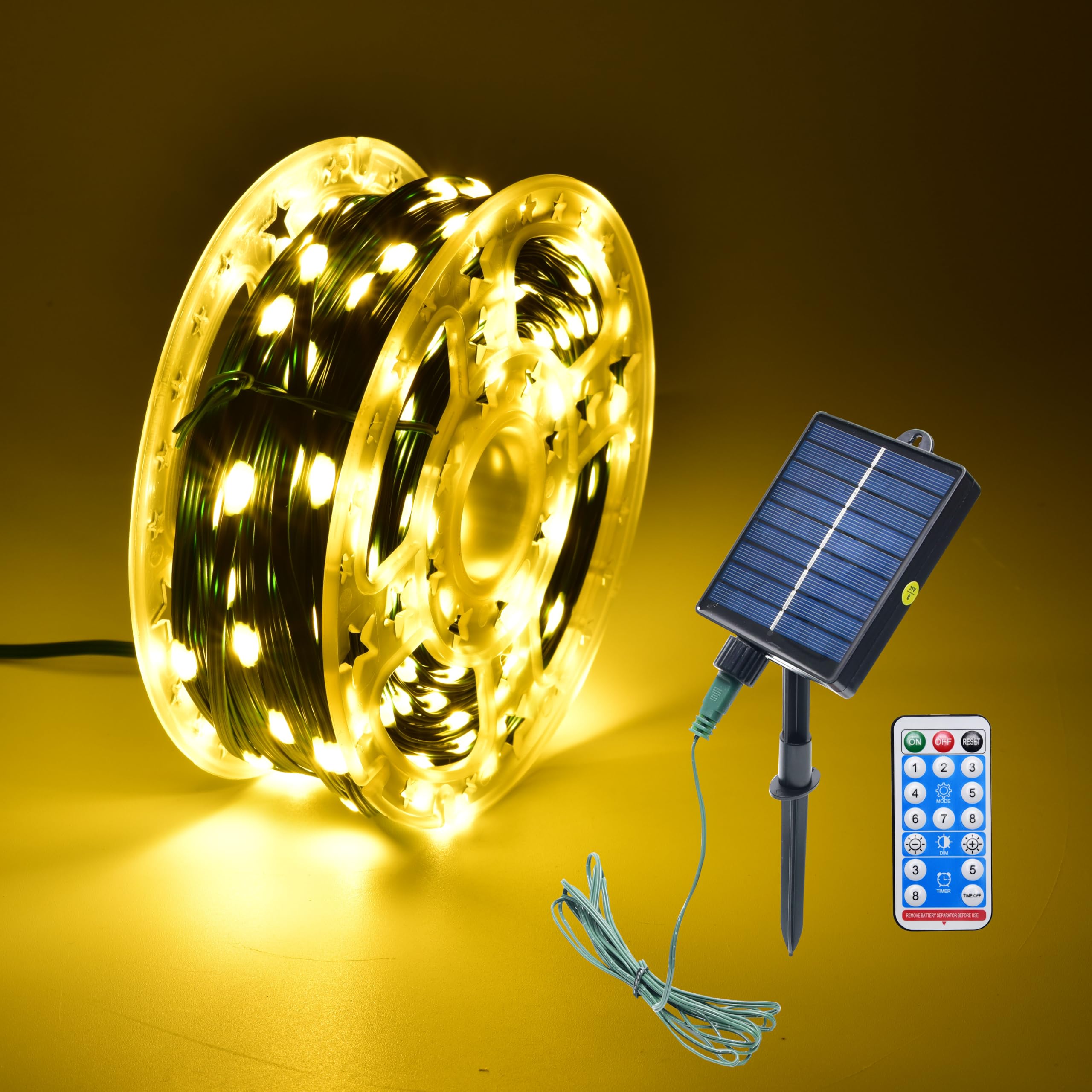 Karlling 20260616 | Solar PIX Wire 600 LED String Lights | Warm White | image 1